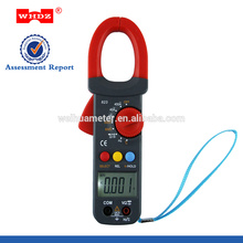 Pinza amperimétrica digital WH823 con capacitancia con datos de temperatura, retención de frecuencia, ciclo de trabajo